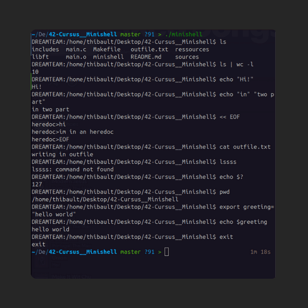 image of Minishell: An Unix Shell